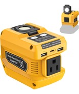 220W Power Inverter Compatible With Dewalt 20V Battery, Dc 20V To Ac 110V - $64.93