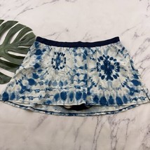 Cacique Swim Womens Skirted Bikini Bottoms Plus Size 24 Blue White Tie Dye - $31.02 CAD