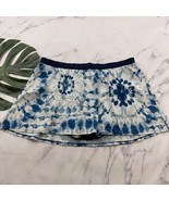 Cacique Swim Womens Skirted Bikini Bottoms Plus Size 24 Blue White Tie Dye - $22.76