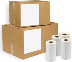 3360 Zebra Eltron Direct Thermal Shipping Labels 4x6 Sensor Mark 0.75-Core - $203.04