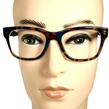 TORY BURCH Eyeglass FRAMES ONLY TY 2098 1757 Tortoise Blue Rx LENS 50-18... - $92.57
