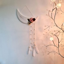 Baby Room Mobile Nursery Bohemian Moon Flower Decorative Wall Hanging - 40 x 90  - £56.04 GBP