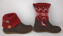 Salomon Bliss Convertible Fold Down Knit Sweater Snow Boots Women&#39;s Size 9 - £23.52 GBP