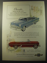 1953 Chevrolet Bel Air and Two-Ten Convertibles Advertisement - £14.78 GBP