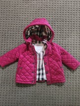 Burberry Classic Quilted Toodler Jacket, Size 9m ** CLEAN &amp; GOOD CONDITI... - £81.19 GBP