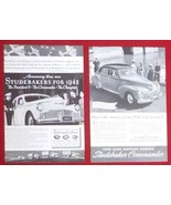 Lot of 5- STUDEBAKER Automobile PRINT ADs Sedan &amp; Play Wagon BX4 - $132.05 MXN