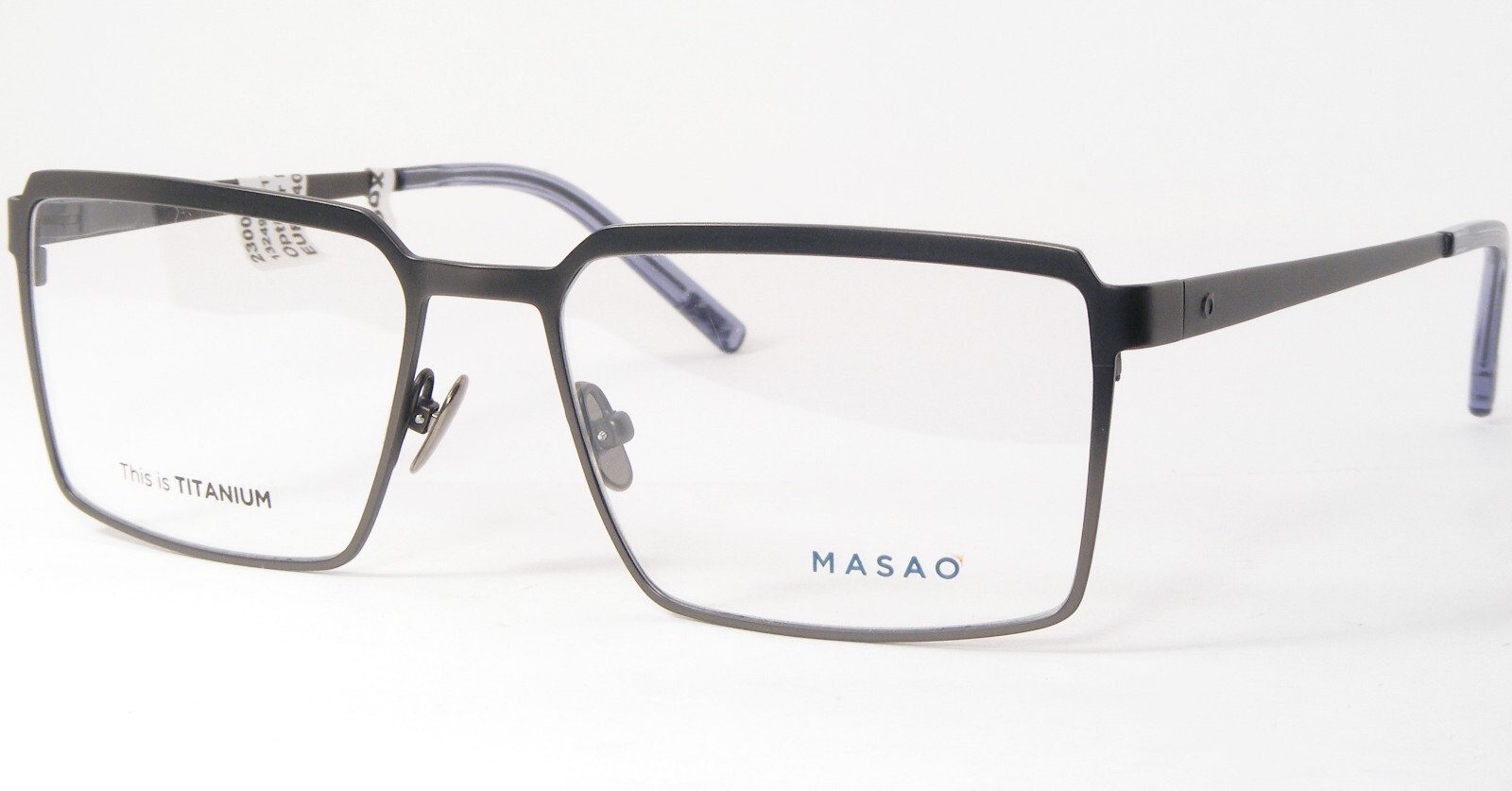 MASAO 13249 305 Gris Unique Rare Lunettes Titane Cadre 55-17-140mm - $155.42