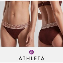 Athleta Women&#39;s Size S Aqualuxe Batik Bikini Swim Bottom - $19.79