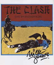 The Clash Mick Jones &amp; Paul Simonon SIGNED Photo + COA Lifetime Guarantee - £71.93 GBP