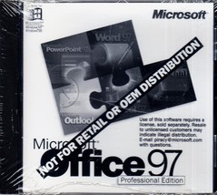 Microsoft Office 97 - £5.09 GBP