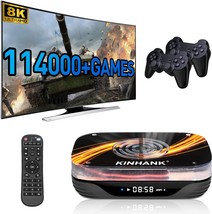 The Kinhank Super Console X3 Plus Retro Video Game Consoles, And Usb 3.0 Port. - £122.13 GBP