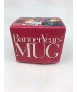 1935 VINTAGE NEW WITH BOX  BANNER YEARS COFFEE MUG CUP BY PEACOCK PAPERS - $13.53 CAD