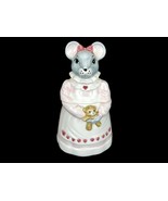 &quot;Melinda Mouse&quot; Porcelain Cookie Jar, 1990 House of Lloyds, Teddy Bear &amp;... - €41,63 EUR