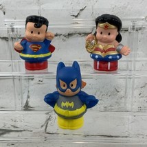 Fisher Price Little People DC Comics Superheroes Superman Wonder Woman B... - $11.88