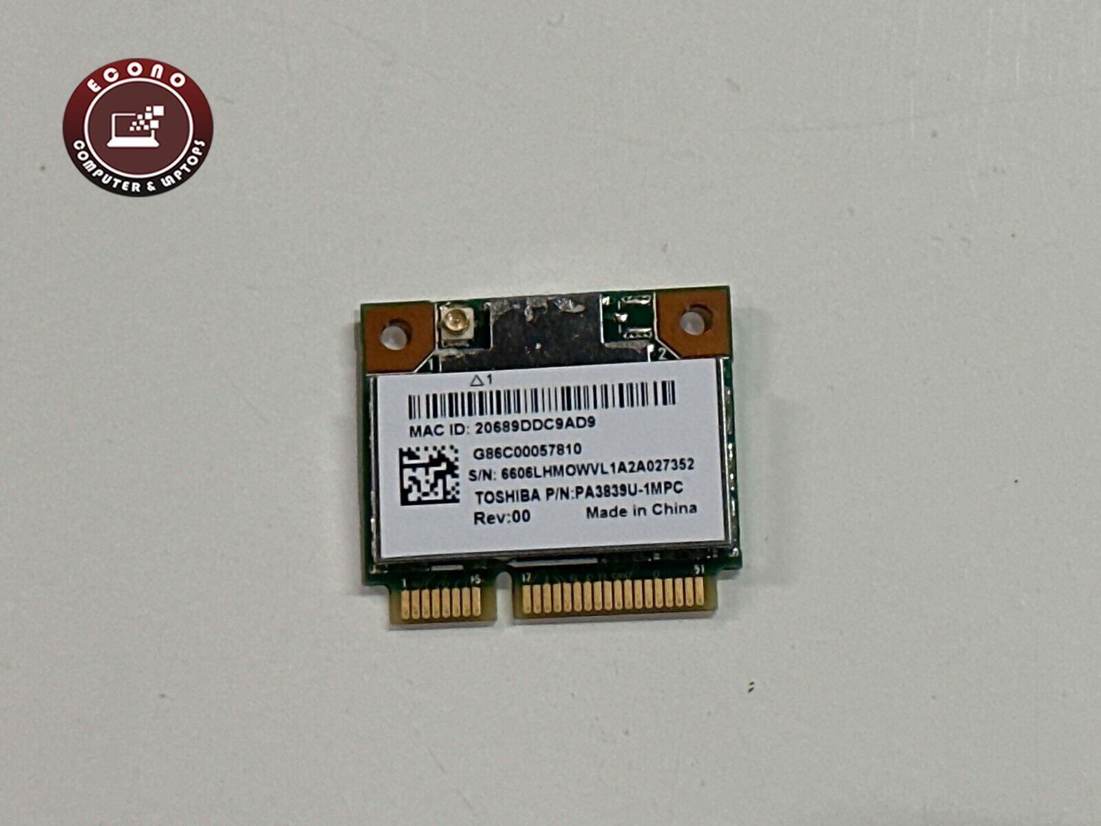 Toshiba C855D-S5303 15.6&quot; Laptop Wireless WIFI Card PA3839U-QMPC - $3.16