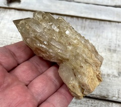 3.4&quot; Congo Citrine Kundalini Quartz Crystal Abundance Lightbrary Reiki Healing - £129.00 GBP