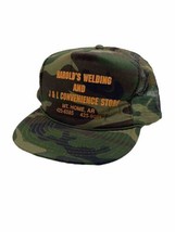 Vintage Harold&#39;s Welding And J&amp;L Convince Store Snapback Hat / Cap MT. H... - $13.96