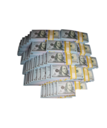 100,000$ FULL PRINT Realistic Prop Money Fake 100 Dollar Bills REAL CASH... - £44.81 GBP