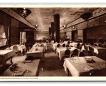 Coffee Grill Interior Hotel Custer Galesburg Illinois IL WB Postcard Y2 - $3.91