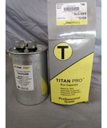 Titan Pro TRCFD405 Dual Rated Motor Run Capacitor, Round, MFD 40/5, Volt... - £11.07 GBP