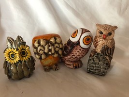 Mixed Lot 4 Owl Vintage Figurines - £38.93 GBP