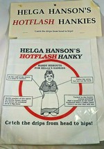 Helga Hanson&#39;s Hotflash Hankies Fun Gag Gift Menopause Minnesota Ole and... - $16.82