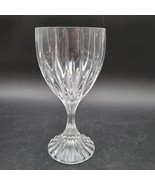Vintage Mikasa Park Lane Goblets Wine Glasses 6 3/4” Crystal Vertical Lines - $13.49 CAD