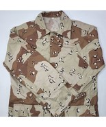 Vintage Military 5 Color Chocolate Chip Desert Camo Hot Weather Jacket S... - £22.65 GBP