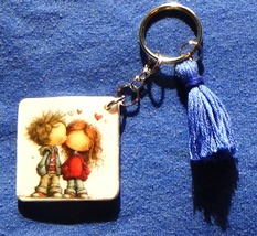 It Must Be Love - Cute, Handmade Keychain - $15.00
