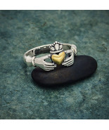 Sterling Silver Claddagh Ring with Bronze Heart - $69.73 CAD