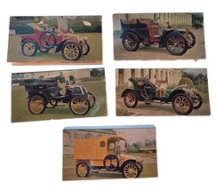 Lot of 5 Antique Car Matchbooks - Steele Motor Museum Peugeot Renault Darracq FN - £7.77 GBP