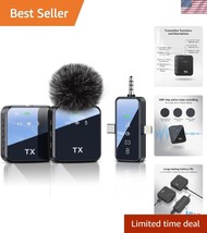 Bluetooth Lavalier Microphone for Content Creation - Noise Reduction, 18... - $60.00