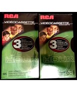 Six (6) RCA T120 6 Hour Premium Blank Video Cassette New Sealed - £18.40 GBP