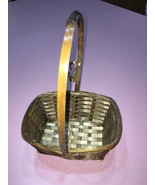 Brown Wicker Gift Basket - $5.35