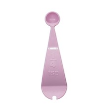 Tupperware 1/4 TSP Measuring Spoon Light Pink Embossed Curved 6145 Repla... - £7.79 GBP