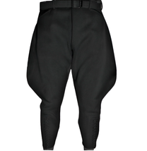 Men Equestrian Black Cotton Horse Riding Breeches Pants , Baggy Pant Men... - £49.66 GBP+