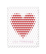 2020 55c Love Made of Hearts, Romance, Friendship Scott 5431 Mint F/VF NH - $1.98 CAD