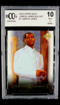 2003 2003-04 Upper Deck Box Set #7 LeBron James RC Rookie BCCG 10 Mint o... - $59.49