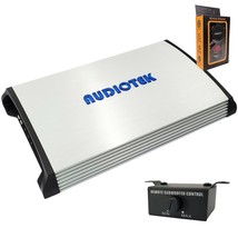 Audiotek AT-5000S 2 Channel 5000Watts Stereo Amplifier + Gravity Phone H... - $188.99