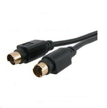 12FT S-VIDEO SVIDEO MALE GOLD PLATED CABLE WIRE CORD - £5.32 GBP