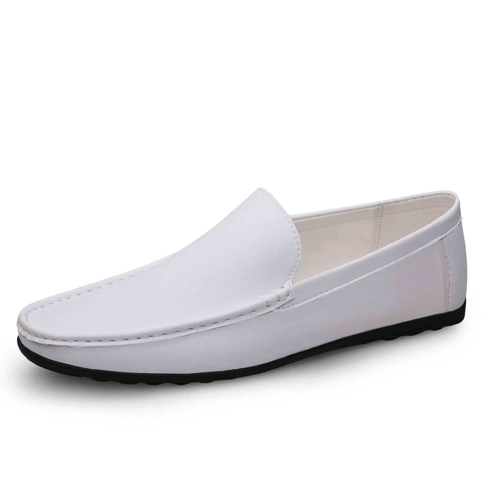 Summer Men Loafers Wedding Dress White Driving Moccasins Footwear Man Ca... - £35.31 GBP