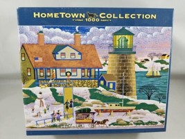 Hometown Grandma Grandpa at Christmas Jigsaw Puzzle Heronim Mega Missing 1 Piece - £6.06 GBP