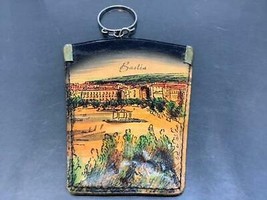 Vintage Souvenir Keyring Bastia Keychain Key Wallet Ancien Porte-Clés Corsica - £7.34 GBP