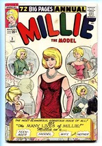 Millie The Model Annual #3 comic book 1964-Marvel-pin-ups-paper dolls - £166.97 GBP