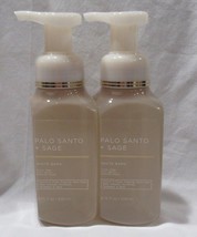 White Barn Bath &amp; Body Works Gentle &amp; Clean Hand Soap Set 2 PALO SANTO + SAGE - £18.95 GBP