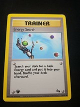Energy Search - 1st Edition - Trainer - 59/62 - Fossil Set - Pokemon Card 1999 - £1.25 GBP