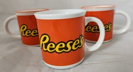 Hershey Reeses Candy Coffee Mug Tea Cups Chocolate Peanut Butter Cups Set of 3 - £19.46 GBP