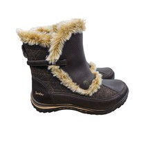 Jambu Women&#39;s Eskimo Dark Brown Boots Fur Lined Size 9.5 New with Box Zip Up - $46.91