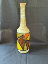 Midcentury Bitossi Vase by Aldo Londi pattern Vendrata. Marked Bottom - $495.00