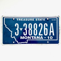  United States Montana Yellowstone County Passenger License Plate 3 38826A - $16.82